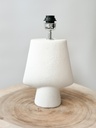 Lampe en grès buste Beige