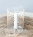 Bougeoir matelassé en verre