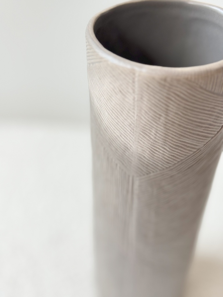Vase Ava L Taupe