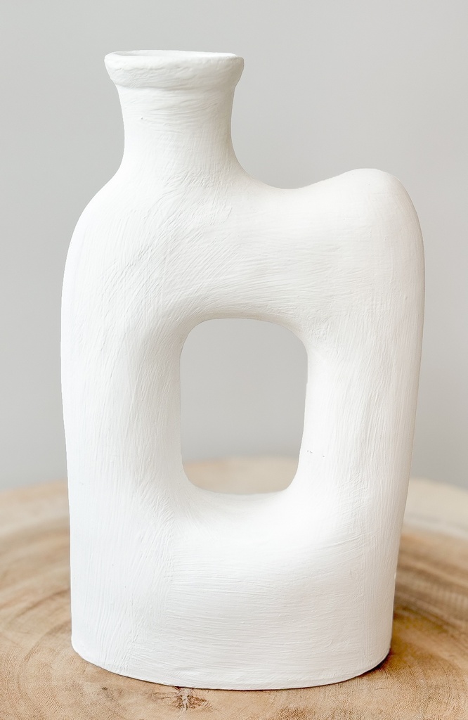 Vase Raina Blanc