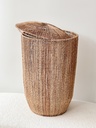 Panier allongé en jute naturel S