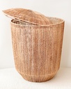 Panier allongé en jute naturel M