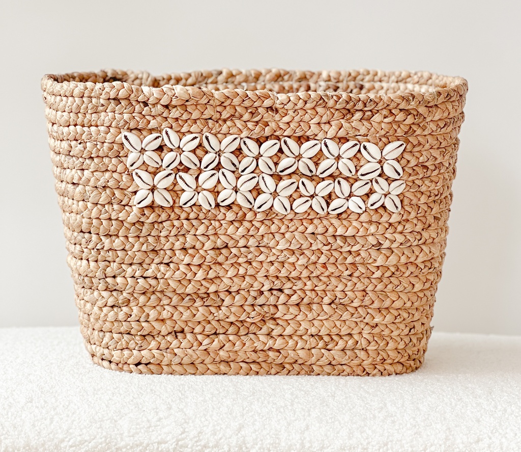 Panier magazine coquillages