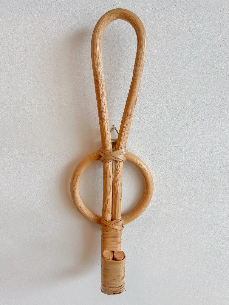 Porte manteau en rotin