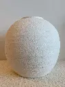 Vase Léa rond blanc