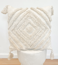 Coussin beige losange