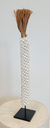 Tige en coquillages blanche