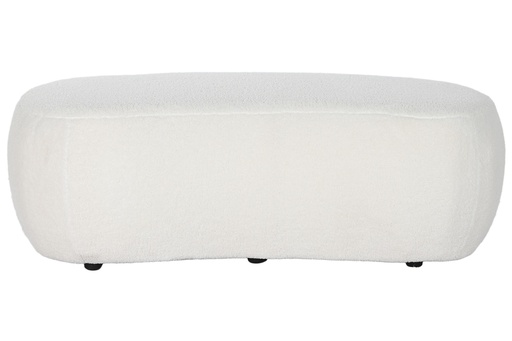 Banquette teddy Blanche