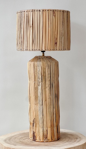 Lampe en feuille de bananier