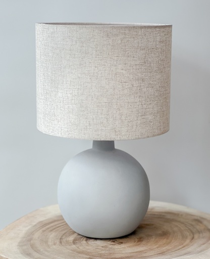 Lampe ronde Grise