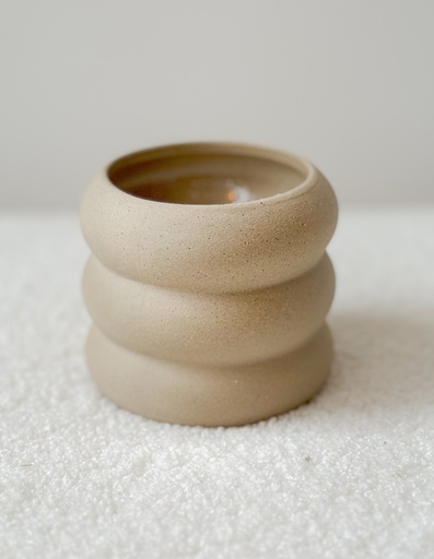 Bougie céramique Taupe
