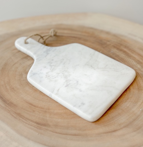 Planche en marbre Blanche
