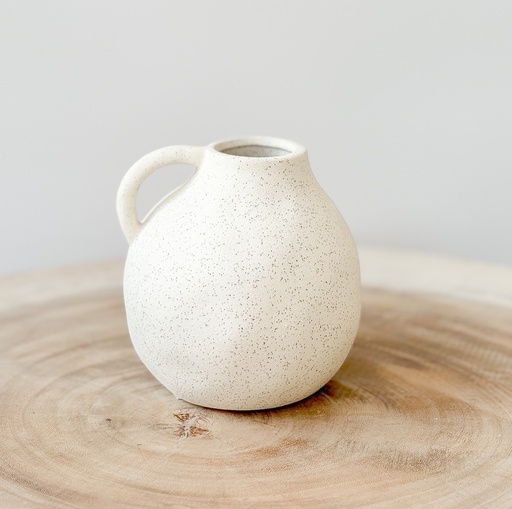 Vase Ariana S Beige moucheté