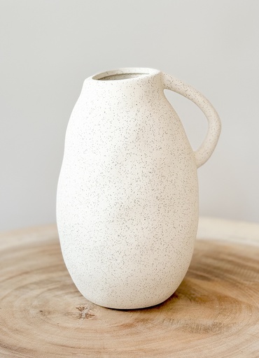 Vase Ariana M Beige moucheté
