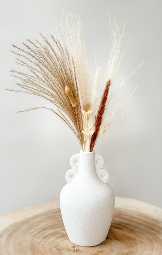 Vase Jada Blanc