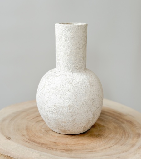 Vase Maika gris & beige
