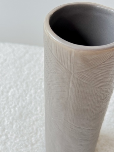 Vase Ava M Taupe