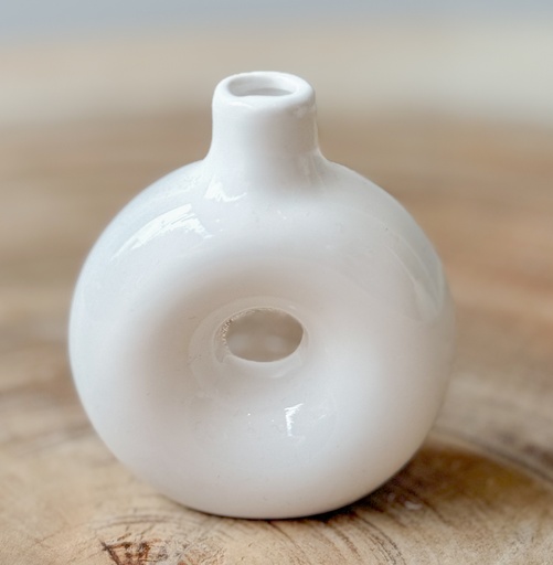 Vase Paula Blanc Brillant