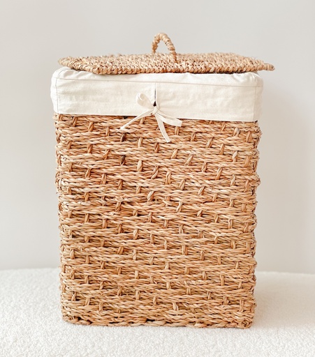 Panier avec couvercle et doublure