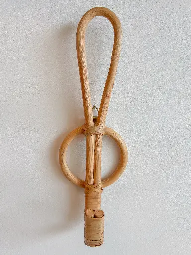 Porte manteau en rotin