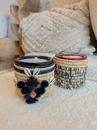 Panier bougie customisé 