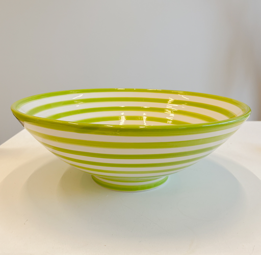 Grand plat à salade vert