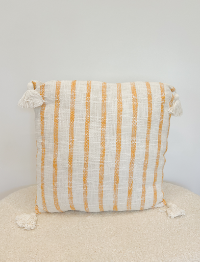 Coussin ligne orange