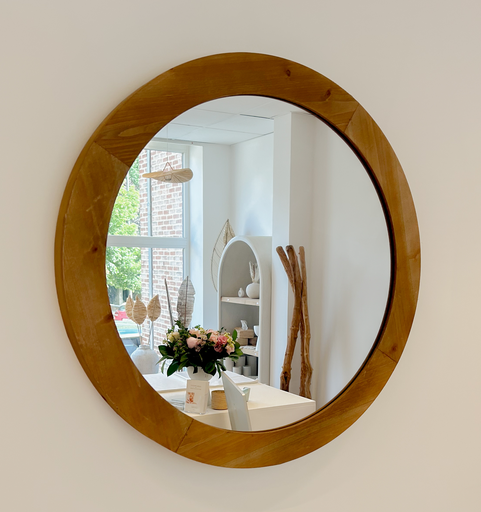 Miroir en bois