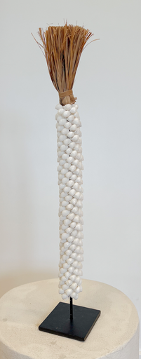 Tige en coquillages blanche