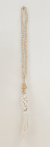 Collier en coquillages blanc