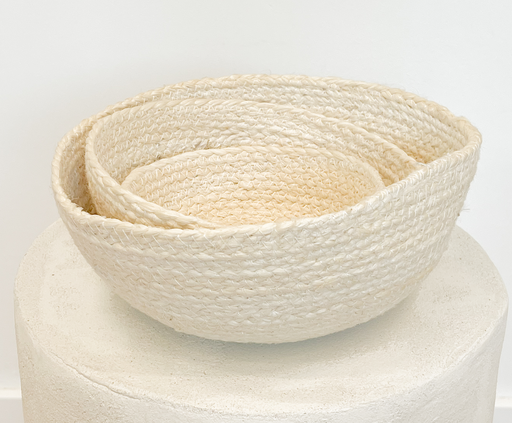 Panier coupole beige